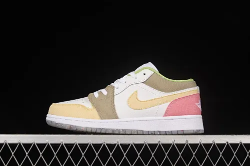 All categories Air Jordan Jordan series basketball shoes Air Jordan 1 Low Air Jordan 1 Low AJ1 Joe 1 candy color sports culture basketball shoes DJ0341-100